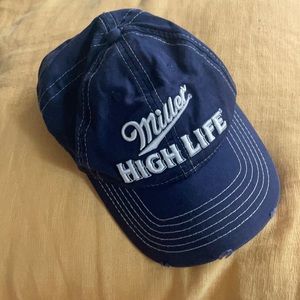 Miller high life baseball cap